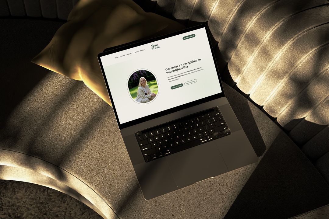 The MesoLotte website shown on a laptop
